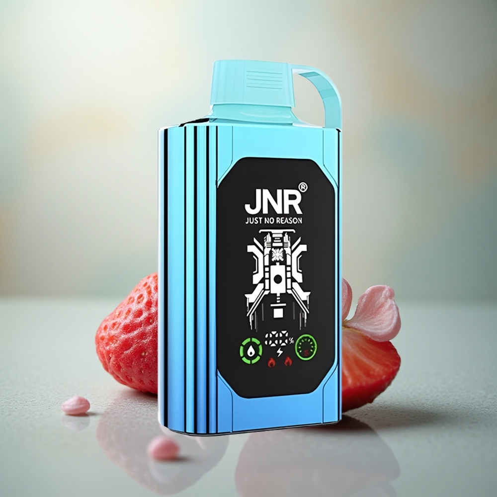 JNR Shisha Hookah Box 20500 Aardbei Framboos Snoep HD Display Dual Mesh Coil Type-C