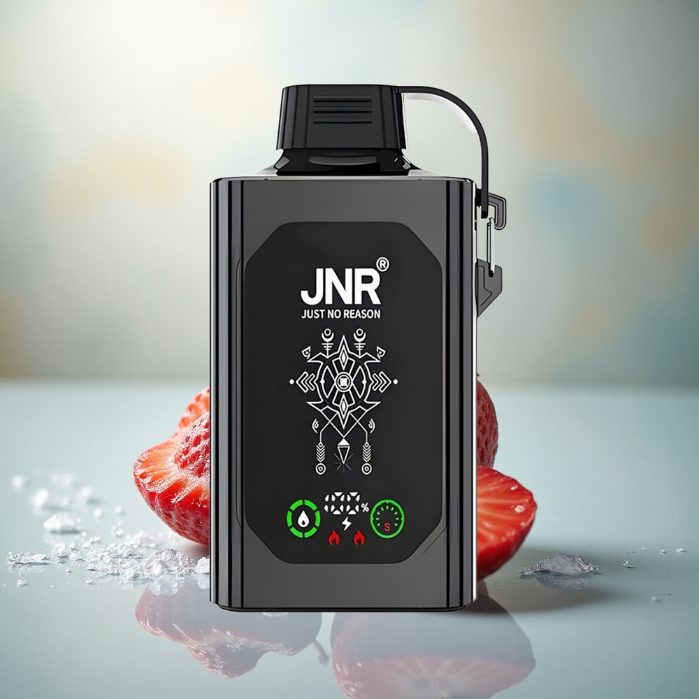 JNR Shisha Hookah Box 20500 Aardbei IJs HD Dual Mesh 25ml Type-C