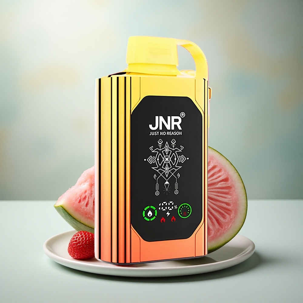 JNR Shisha Hookah Box 20500 Watermeloen Aardbei Bubblegum HD Display Dual Mesh Coil Type-C