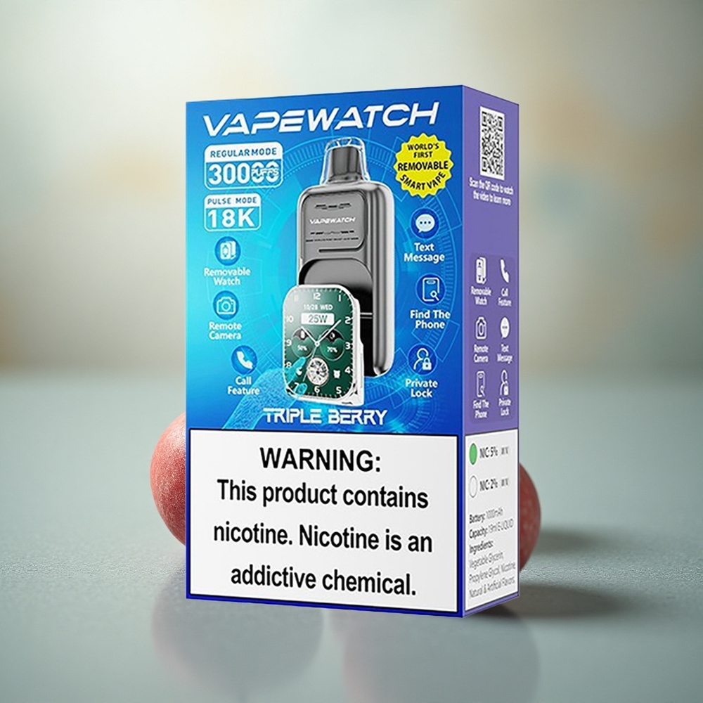 JNR VapeWatch 30000 Driedubbelbes Dual Mesh & 19mL Type-C