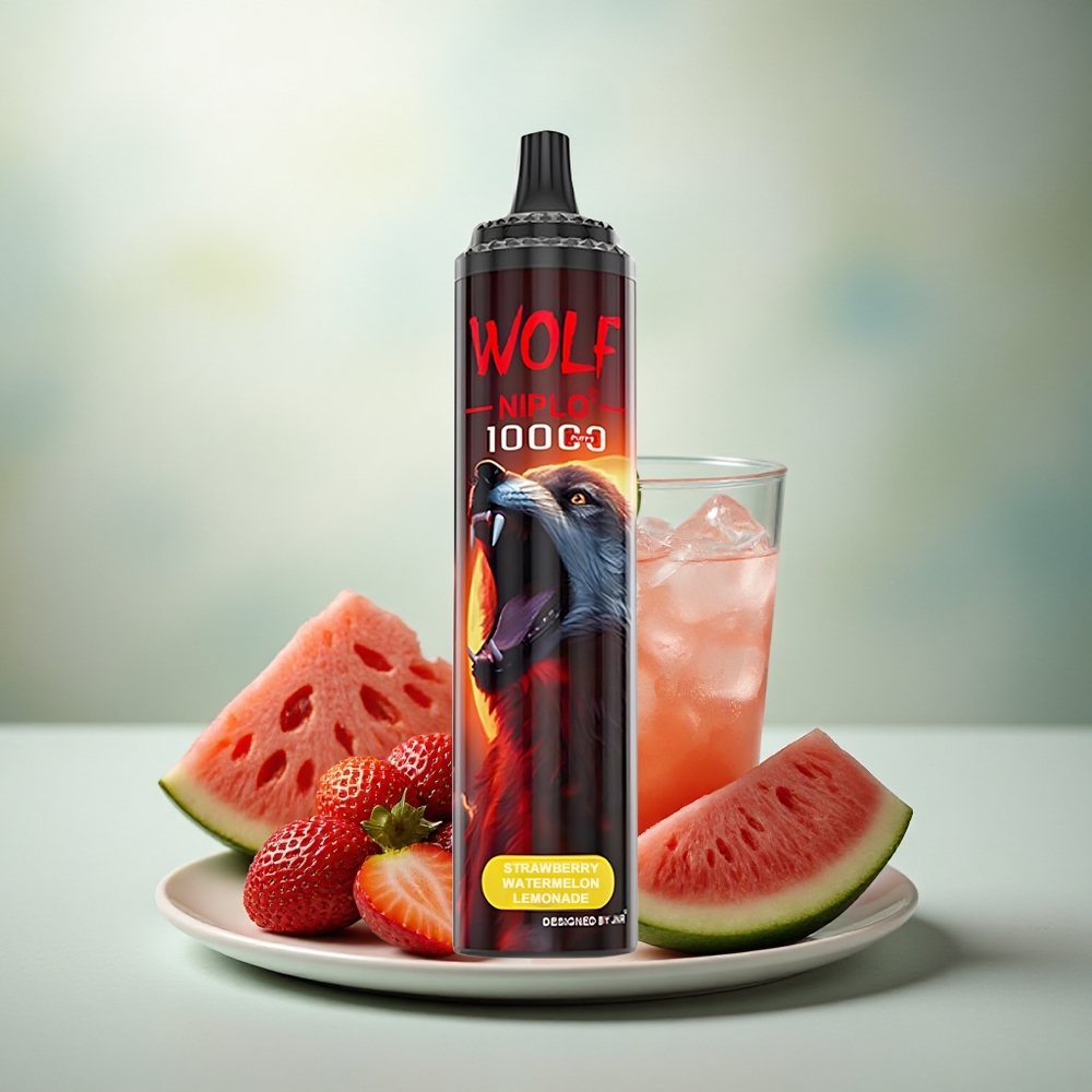JNR Wolf Niplo 10000 Aardbei Watermeloen Limonade 1.0 Ohm Type-C 20ml