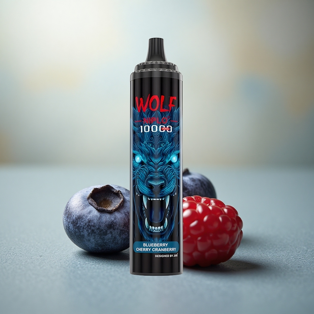 JNR Wolf Niplo 10000 Bosbes Kers Cranberry Mesh Type-C 20ml
