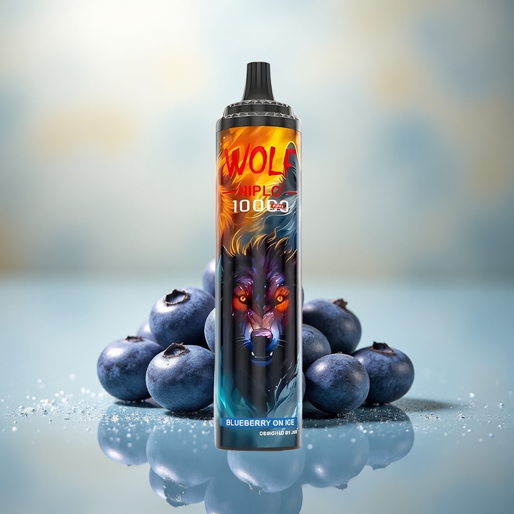 JNR Wolf Niplo 10000 Bosbes Op IJs 20ml 650mAh Type-C