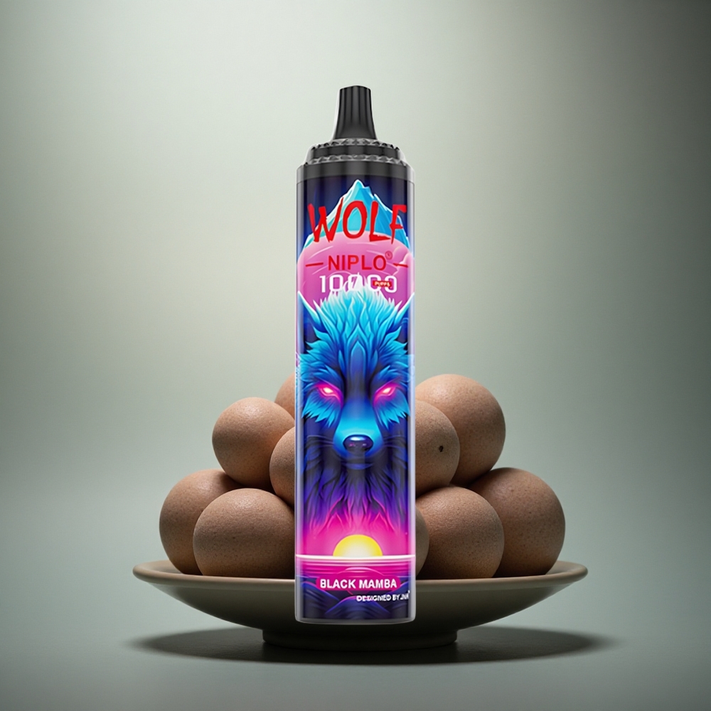 JNR Wolf Niplo 10000 Zwarte Mamba 20ml 1.0 Ohm Type-C