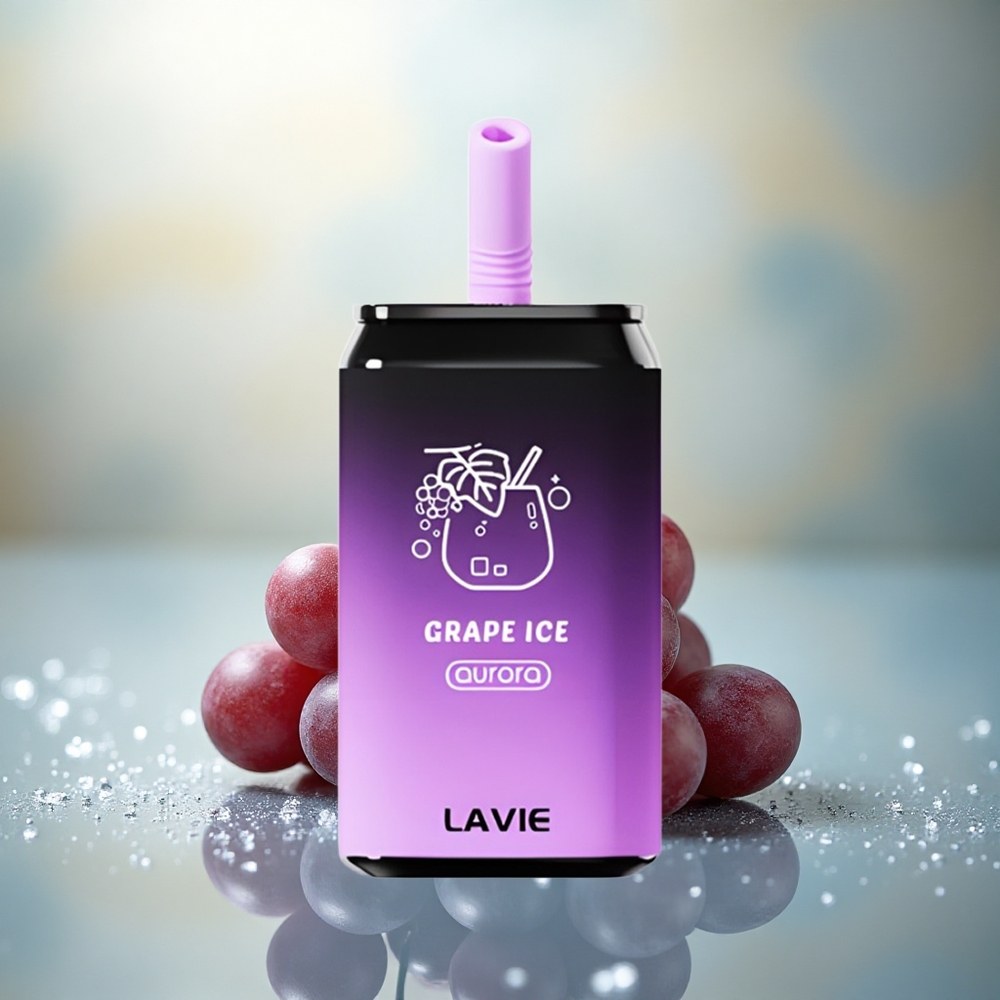 Lavie Aurora 11000 Puffs Druif IJs Type C 22ML 650mAh