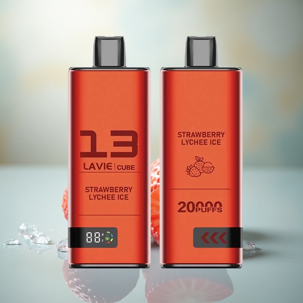 Lavie Cube 20000 Puffs Aardbei Lychee IJs 28ML Type C