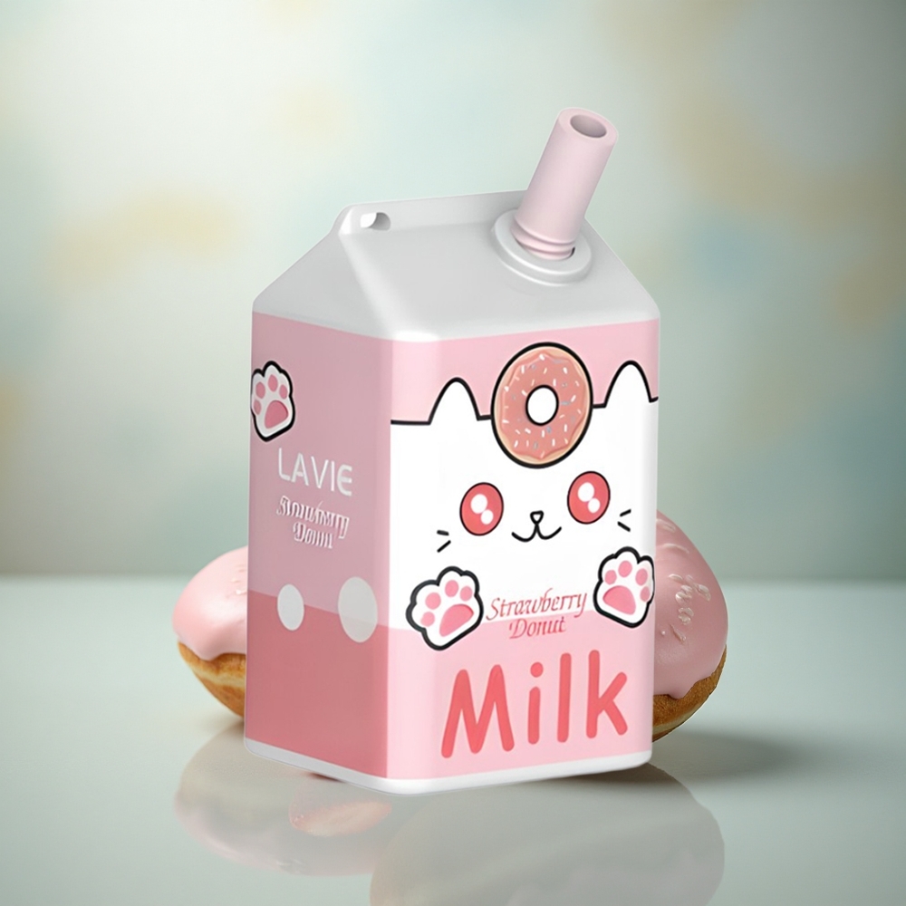 Lavie Milk 7000 Puffs Aardbei Donut 16ML 600mAh