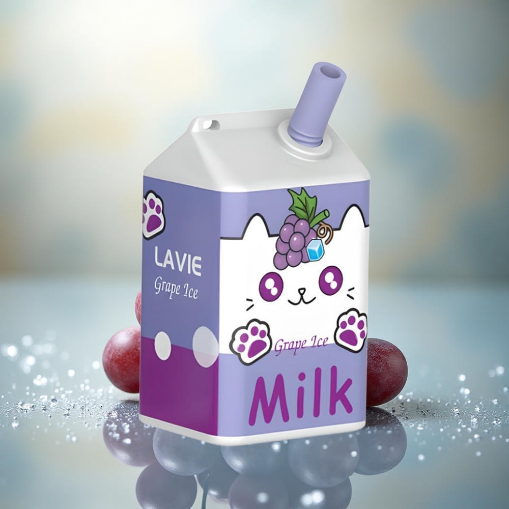 Lavie Milk 7000 Puffs Druiven IJs 16ML 600mAh