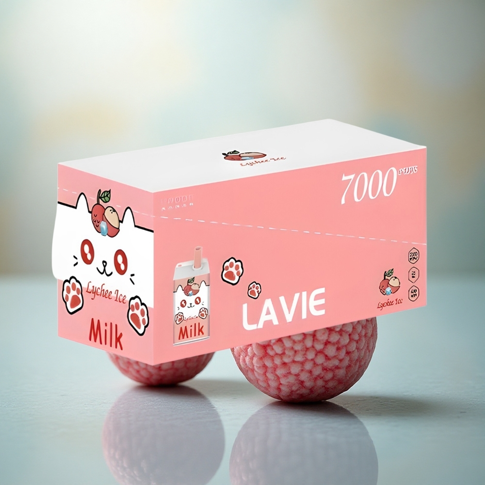 Lavie Milk 7000 Puffs Lychee IJs Type C 600mAh