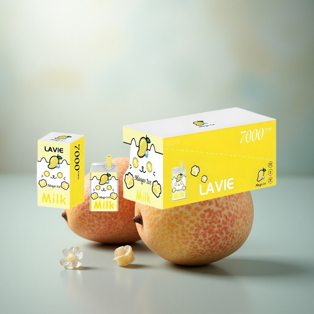 Lavie Milk 7000 Puffs Mango IJs Type C 16ML 600mAh