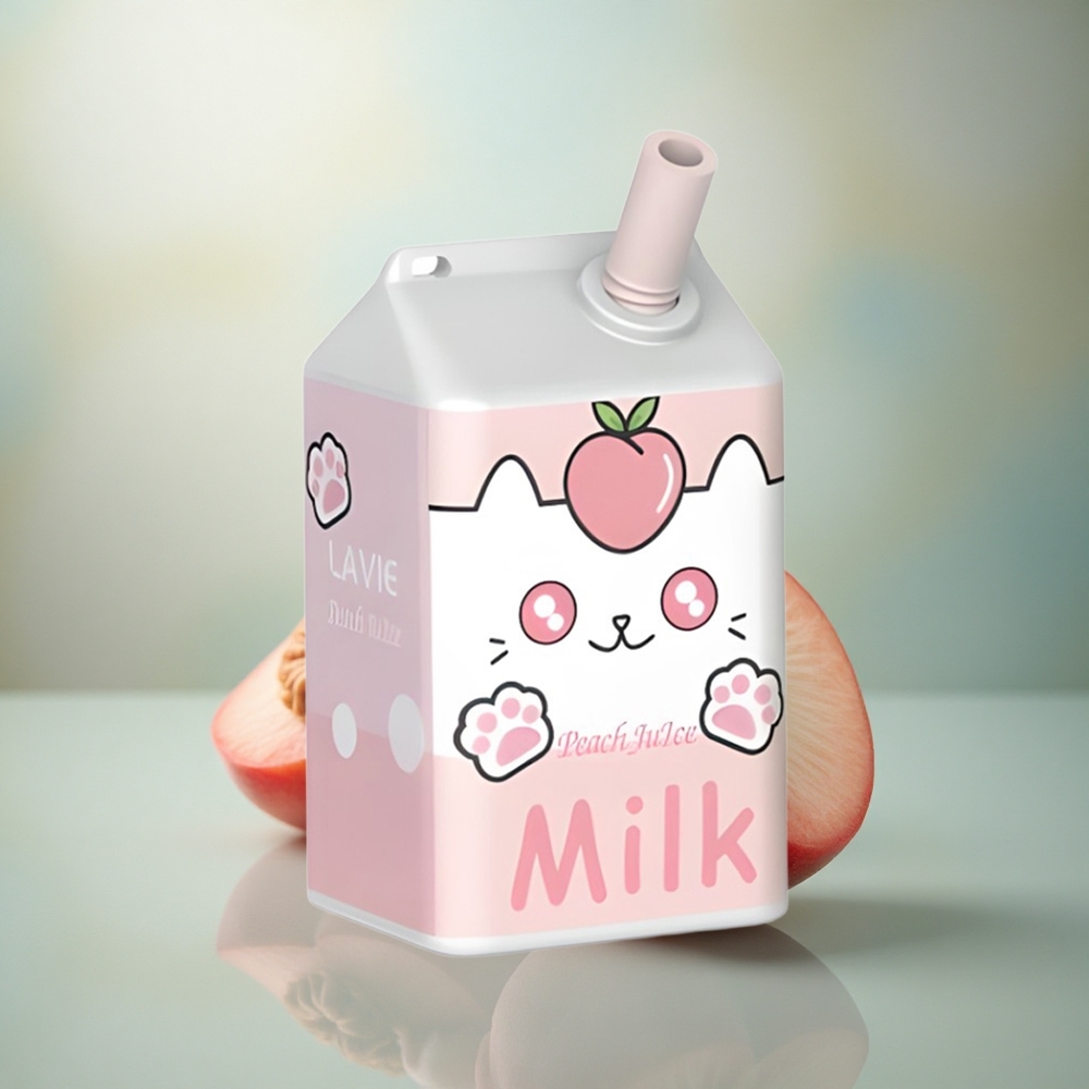 Lavie Milk 7000 Puffs Perzik Sap Type C 16ML 600mAh