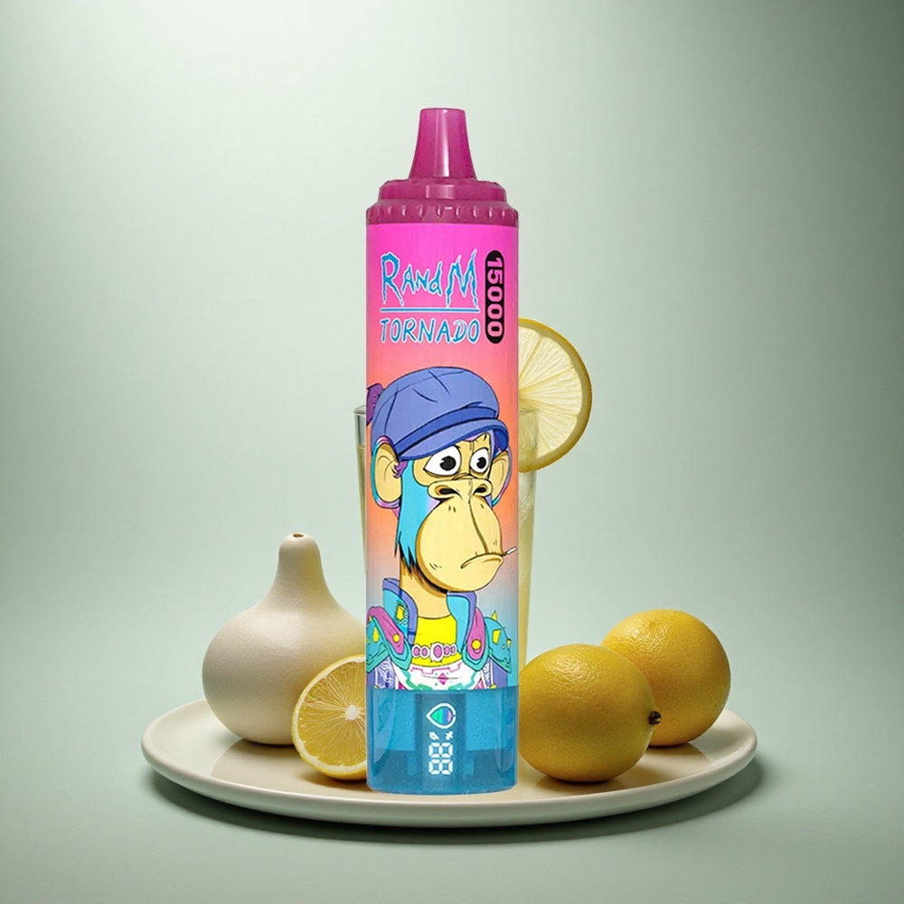 RandM Fumot Tornado 15000 Puffs Citroenlimonade 25ml 850mAh Mesh