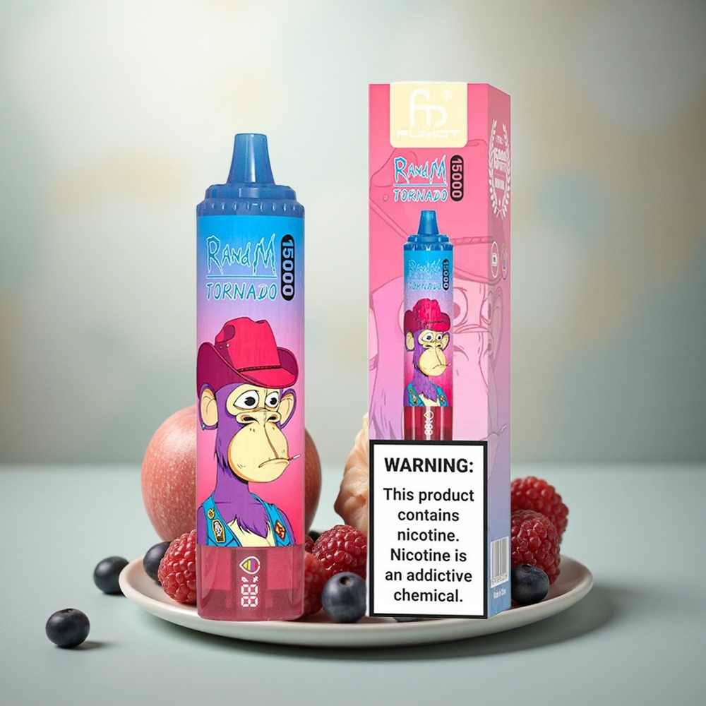 RandM Fumot Tornado 15000 Puffs Gemengde Bes Hybrid 25ml Type-C LCD