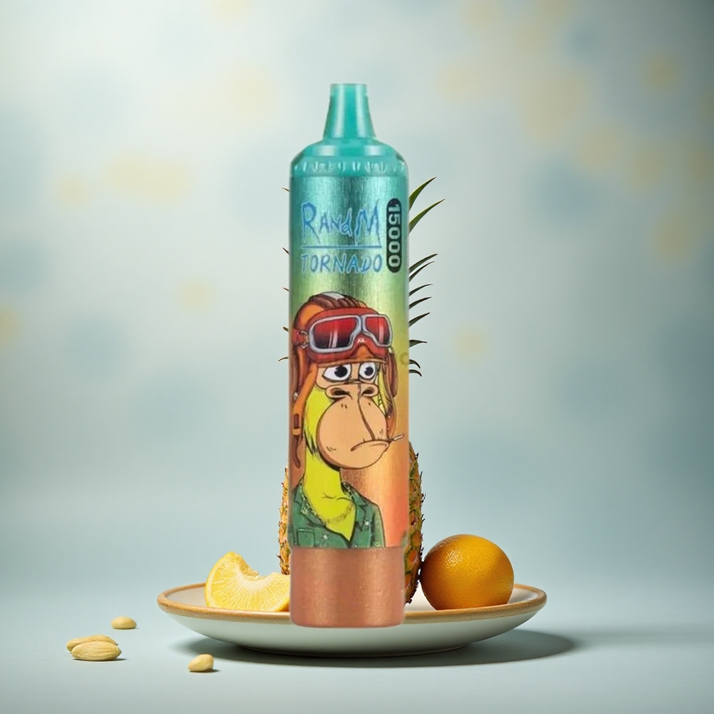 RandM Fumot Tornado 15000 Puffs Koude Ananas 25ml Mesh LCD