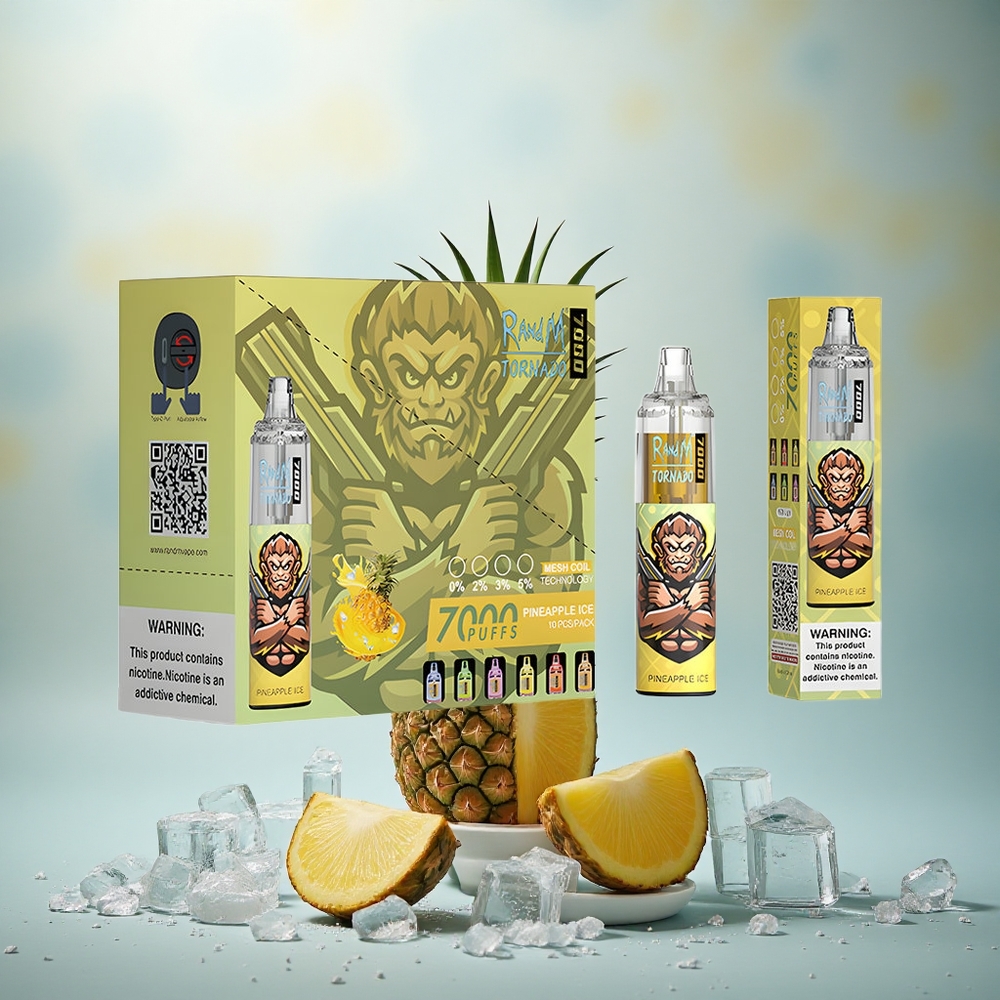 RandM Fumot Tornado 7000 Puffs Ananas IJs Mesh Coil Type-C