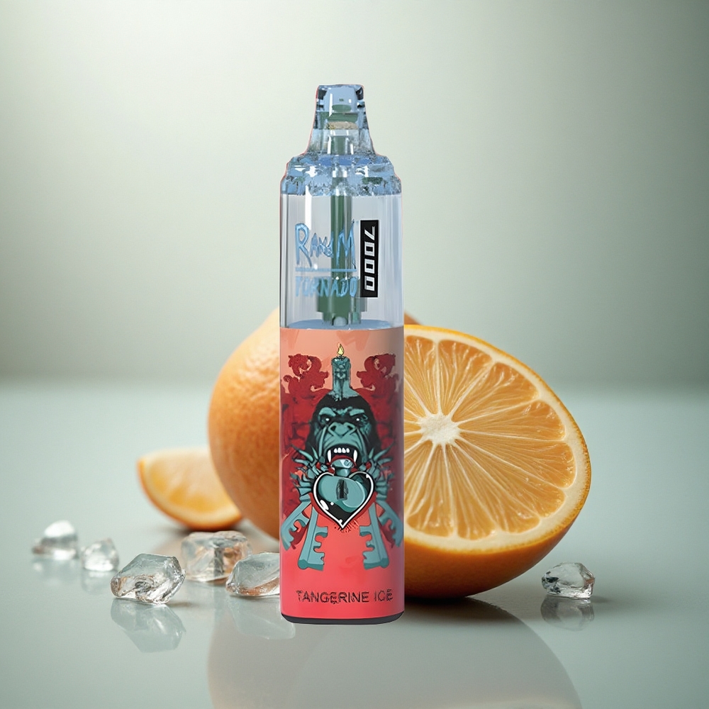 RandM Fumot Tornado 7000 Puffs Mandarijnijs Mesh Type-C
