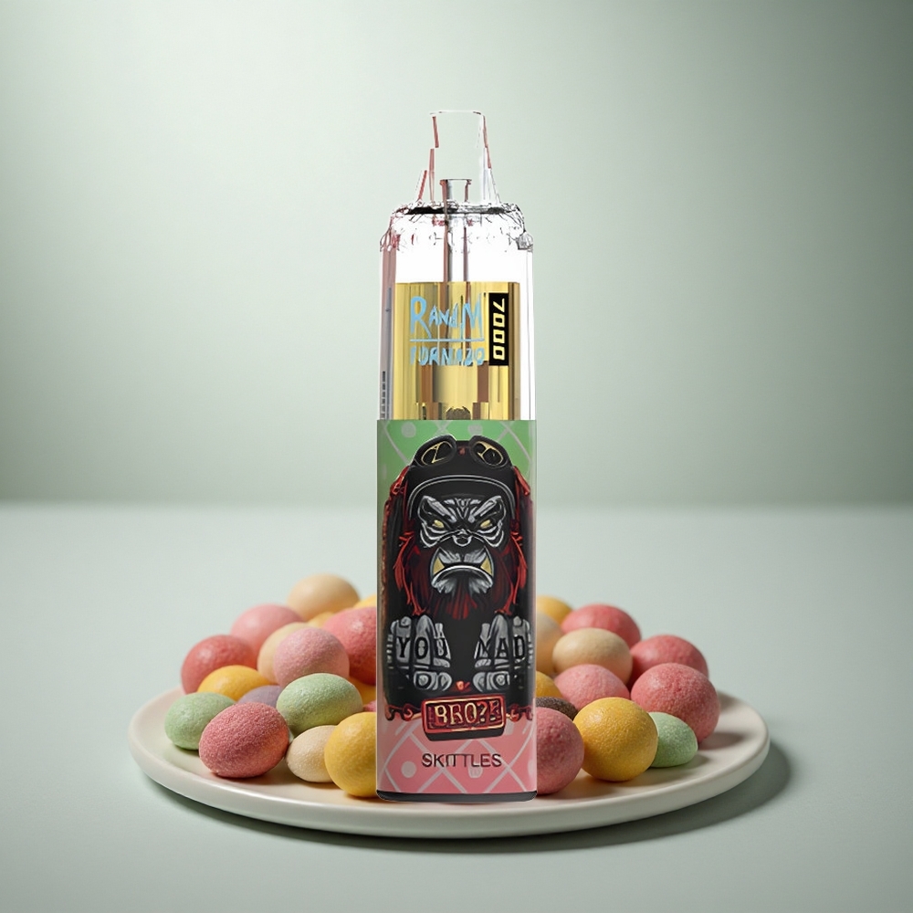 RandM Fumot Tornado 7000 Puffs Skittles Mesh Licht 14ML Type-C