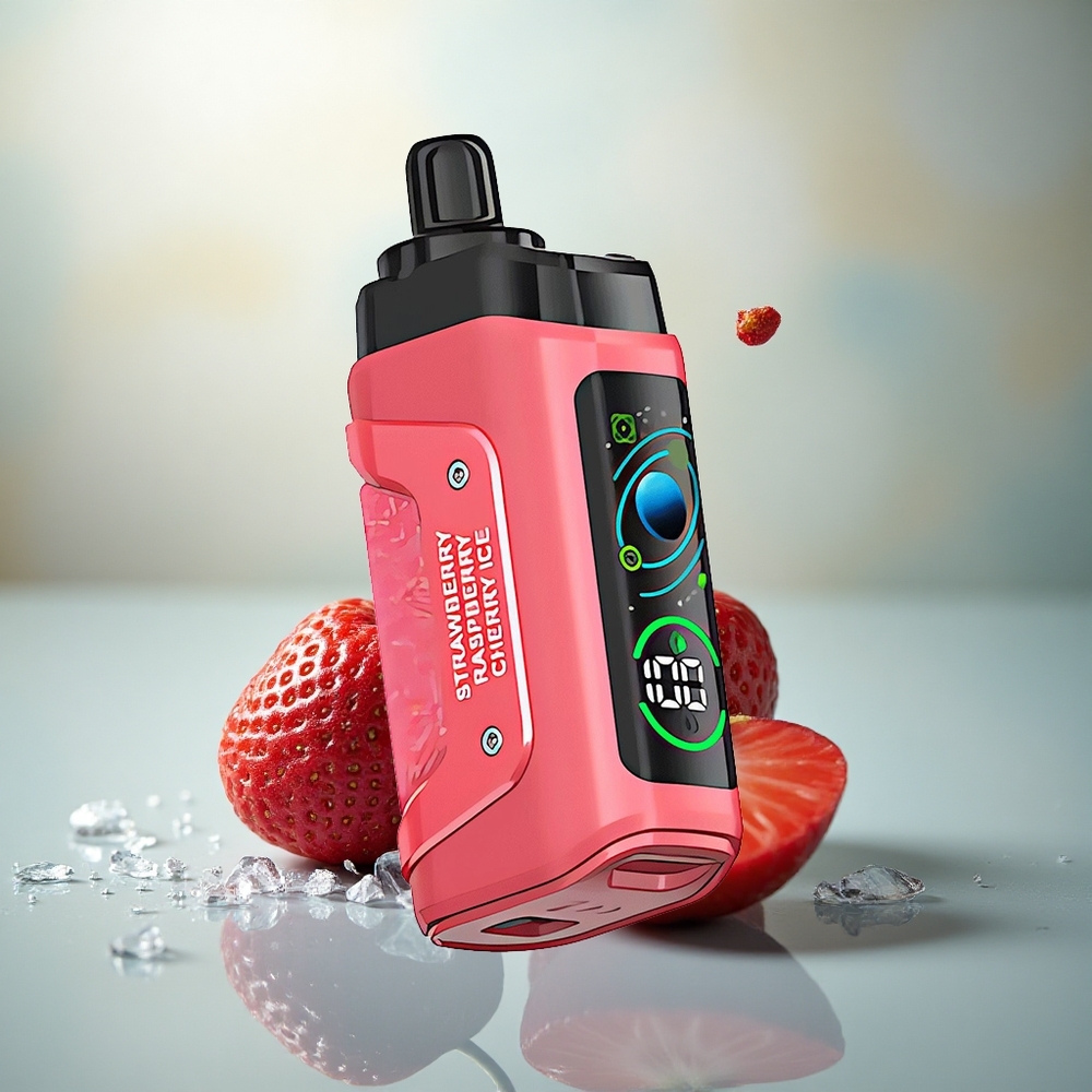 Razz Bar 45000 Puffs Aardbei Kers Ijs Mesh Type-C