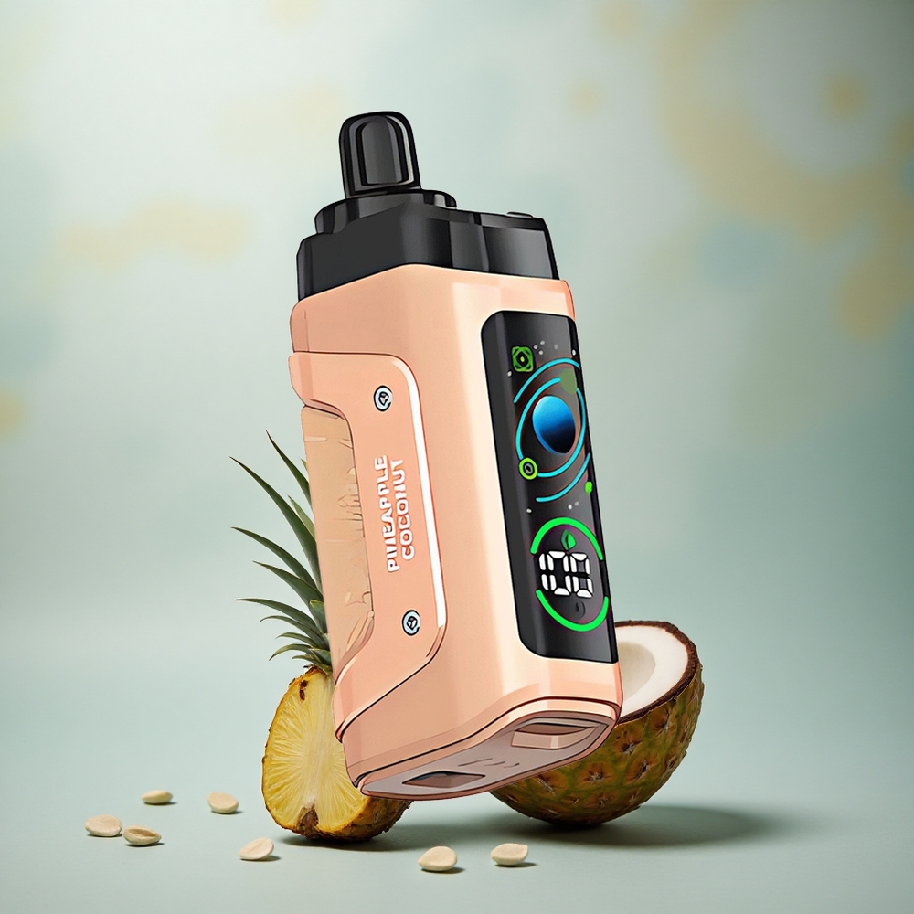 Razz Bar 45000 Puffs Ananas Kokosnoot 1.0 Ohm Mesh Type-C