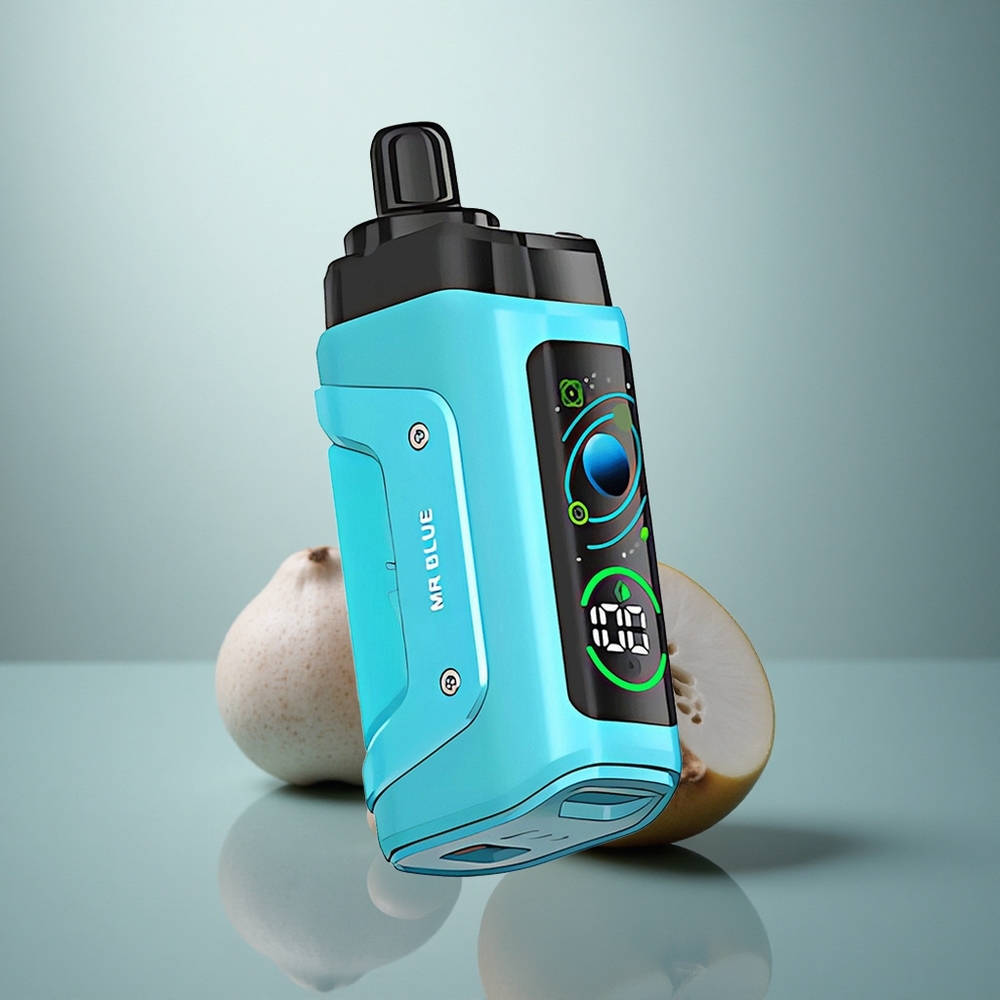 Razz Bar 45000 Puffs Herr Blauw 1.0 Ohm Mesh Luchtstroom