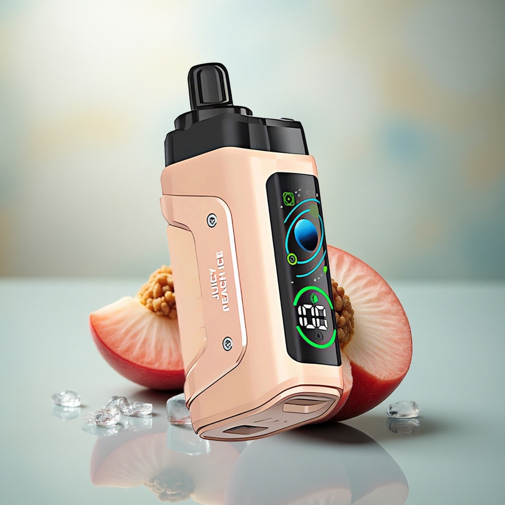 Razz Bar 45000 Puffs Sappige Perzik IJsthee met Mesh Coil en Type-C Opladen
