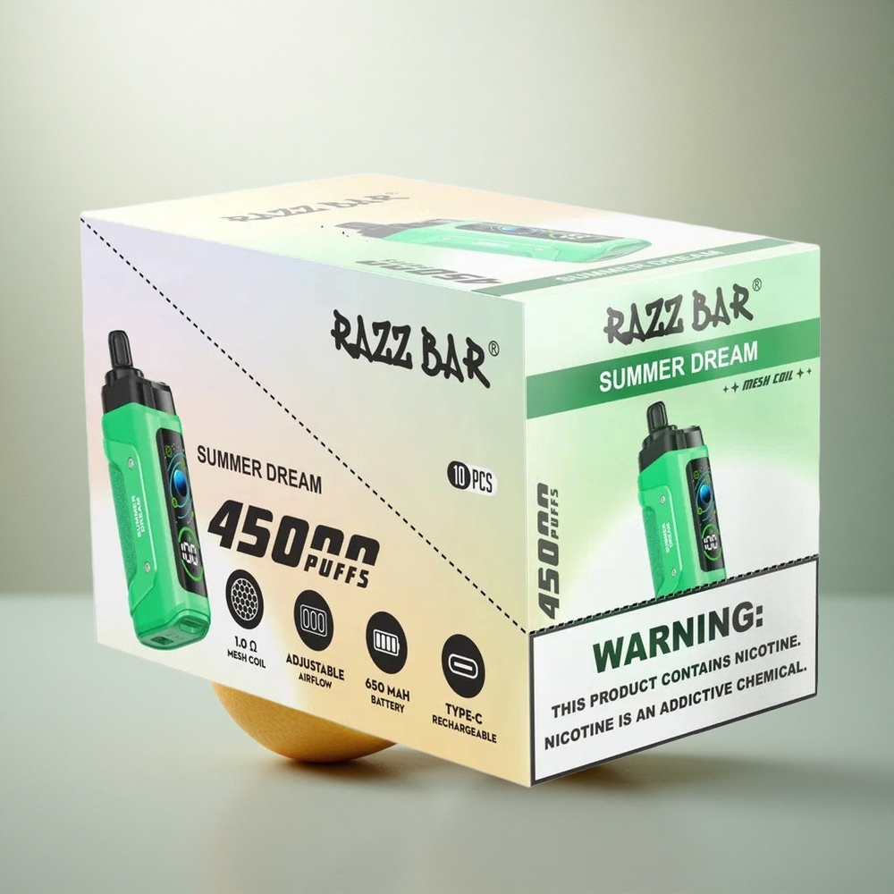 Razz Bar 45000 Puffs Zomerdroom Type-C Mesh 20mg