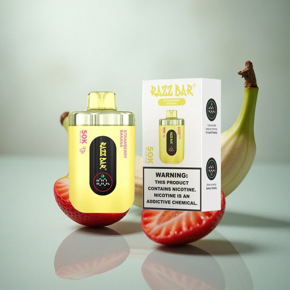 Razz Bar 50K Puffs Aardbei Banaan Mesh Type-C 2%