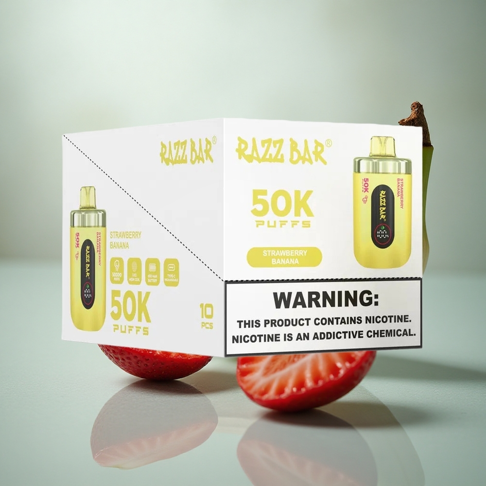 Razz Bar 50K Puffs Aardbei Banaan Mesh Type-C 2%