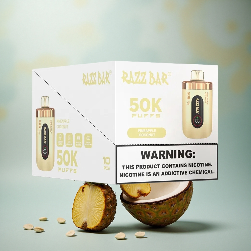 Razz Bar 50K Puffs Ananas Kokos Mesh 2% Type-C