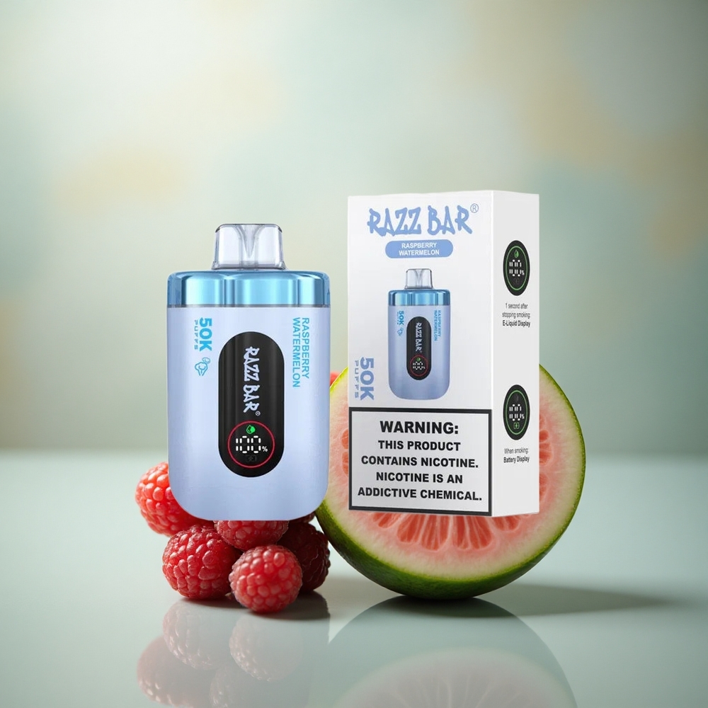 Razz Bar 50K Puffs Framboos Watermeloen Type-C Mesh