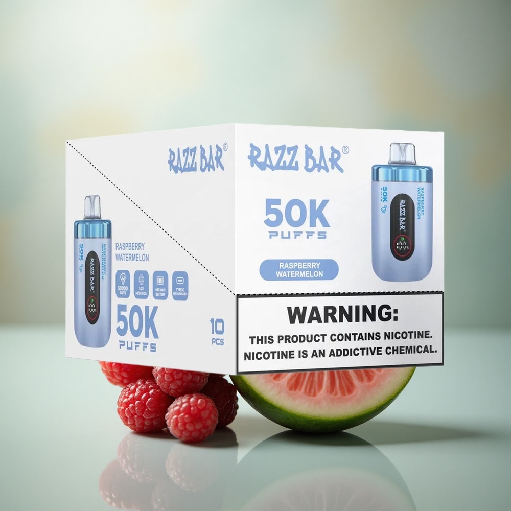 Razz Bar 50K Puffs Framboos Watermeloen Type-C Mesh