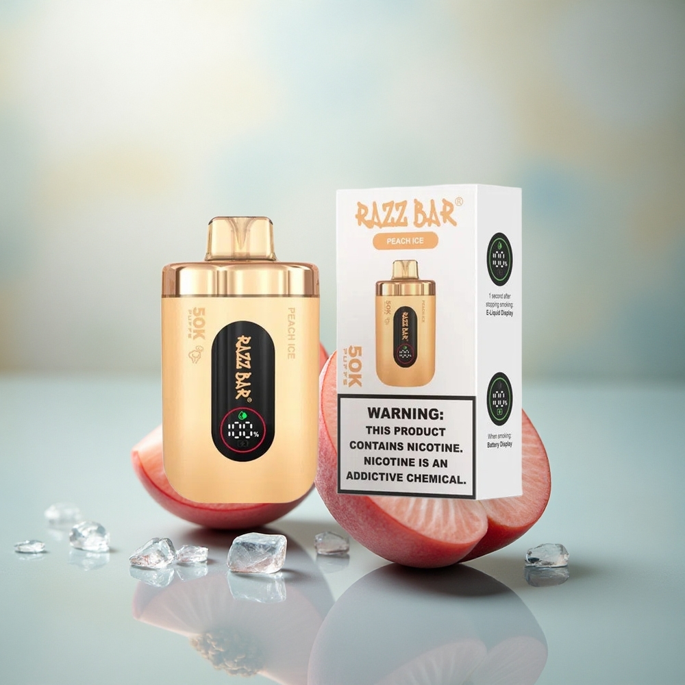 Razz Bar 50K Puffs Perzik IJs Mesh 650 2%