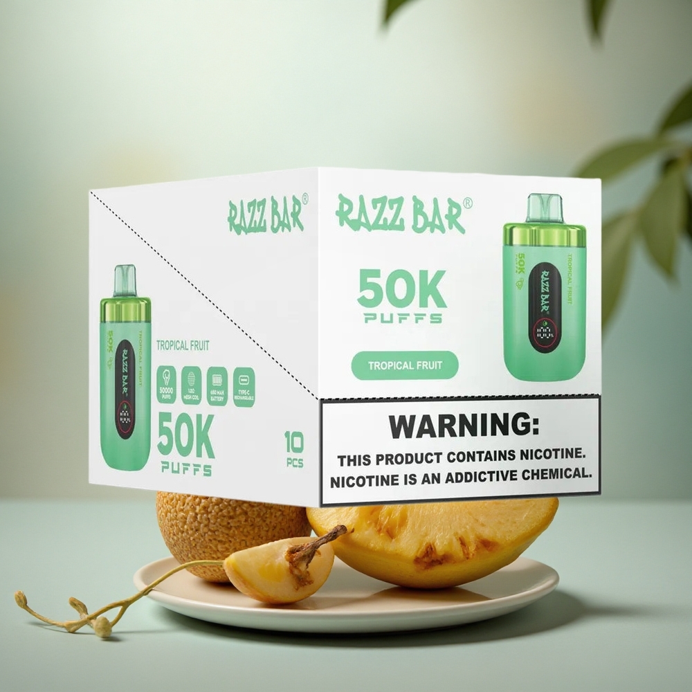 Razz Bar 50K Puffs Tropisch Fruit Mesh 2% Type-C