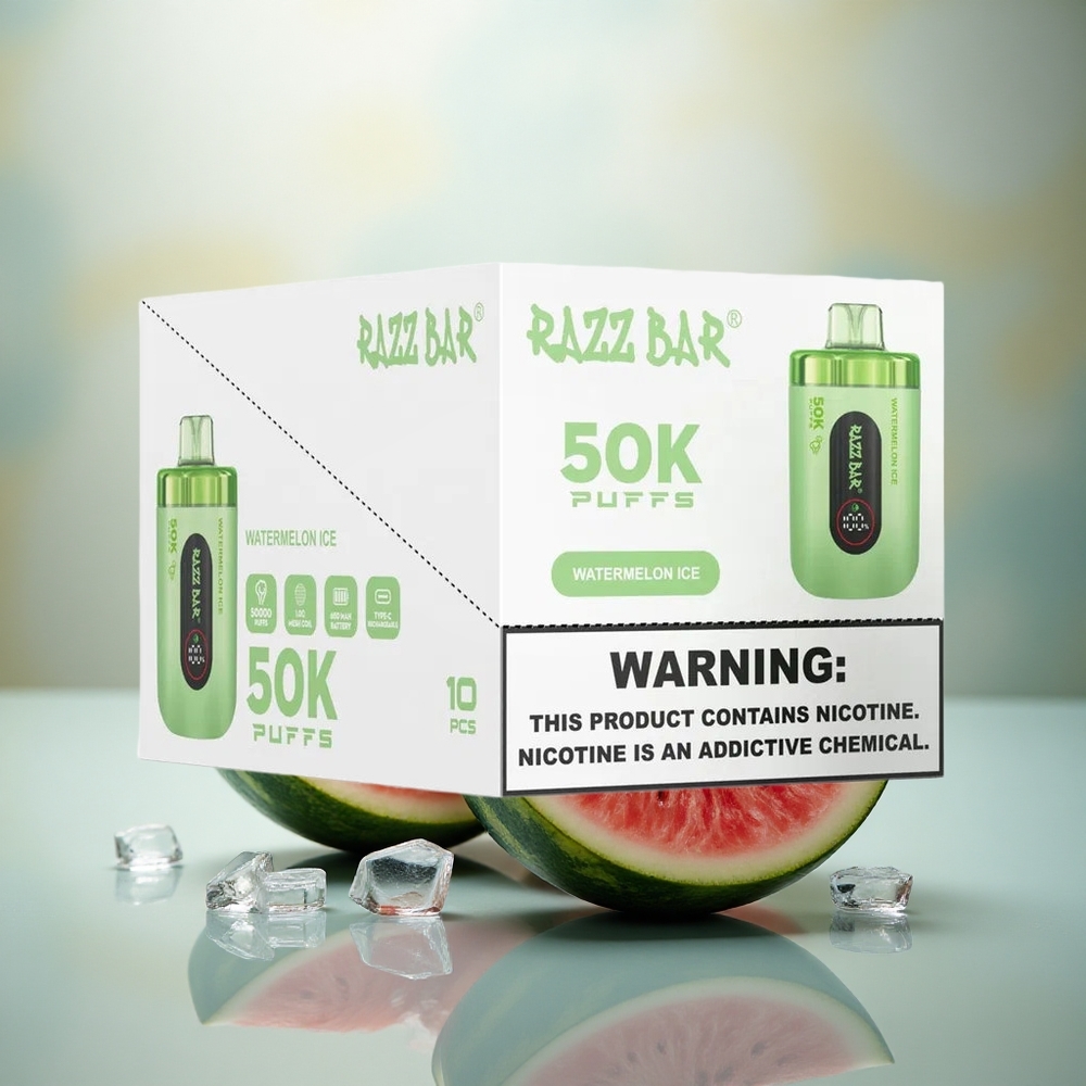 Razz Bar 50K Puffs Watermeloen IJs Mesh Type-C