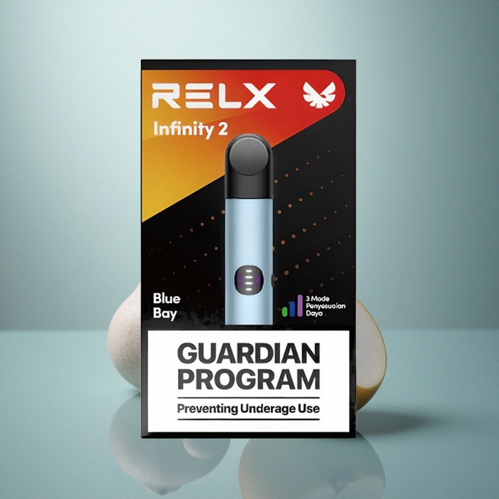 Relx Infinity 2 Vape Device Blauwe Metallic Stroom 1.9 Pod