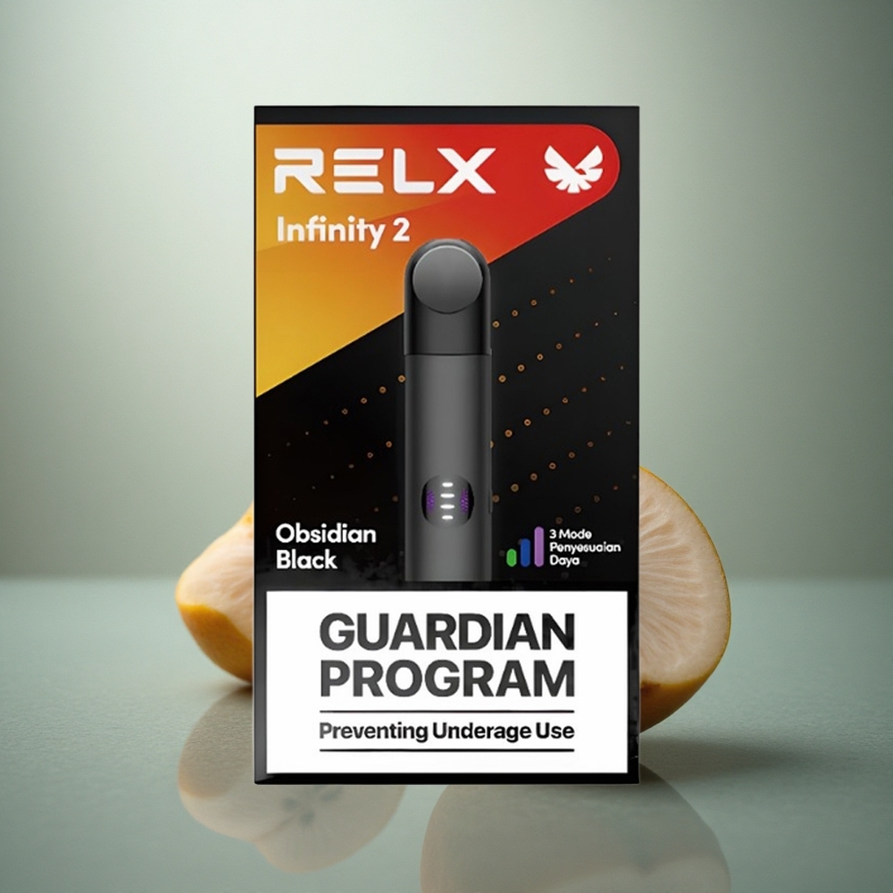 Relx Infinity 2 Vape Device DonkereMeteoor 440Metaal 1.9Pod
