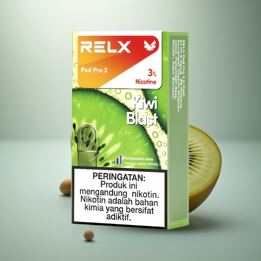 Relx Pod Pro 2 Vape Device Kiwi Kracht 1.9ml 3-Stand