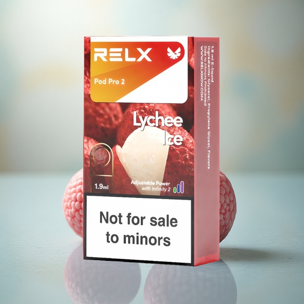 Relx Pod Pro 2 Vape Device Lychee IJs 0mg/ml met 1.9ml Capaciteit en 3 Spanningsstanden