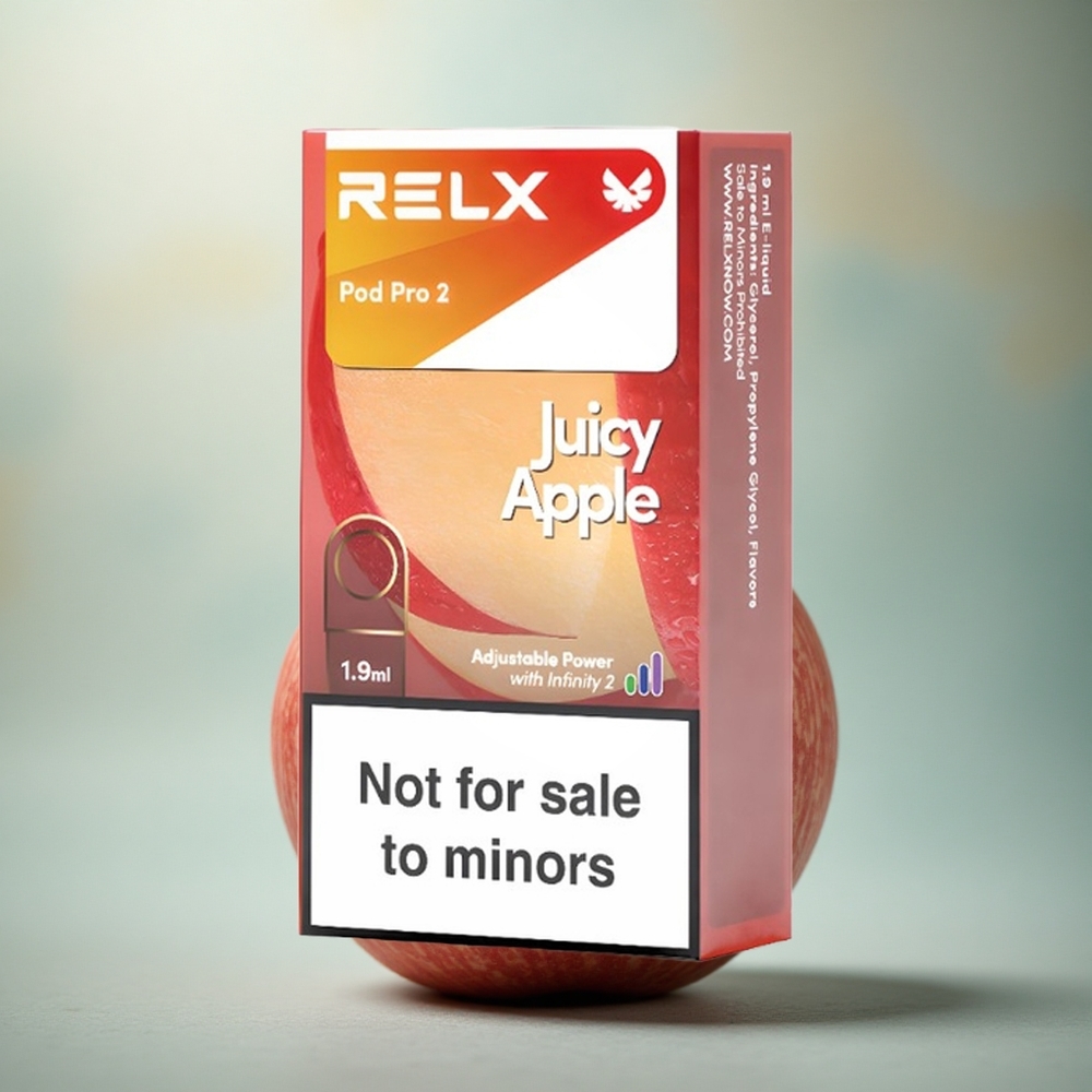 Relx Pod Pro 2 Vape Device Sappige Appel 0mg/ml - 1.9ml - 3 voltage modi - 2/3 pods/pak