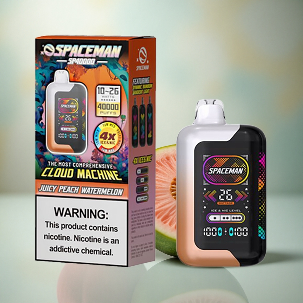 SMOK SPACEMAN SP40000 Puffs Sappige Perzik Watermelon 1000mAh 20ml