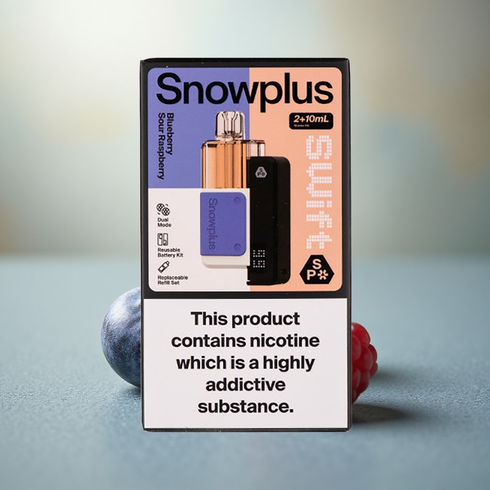 Snowplus Swift 5000 Puffs Blauwebes Zure Framboos Dual Mesh 1000mAh 65g