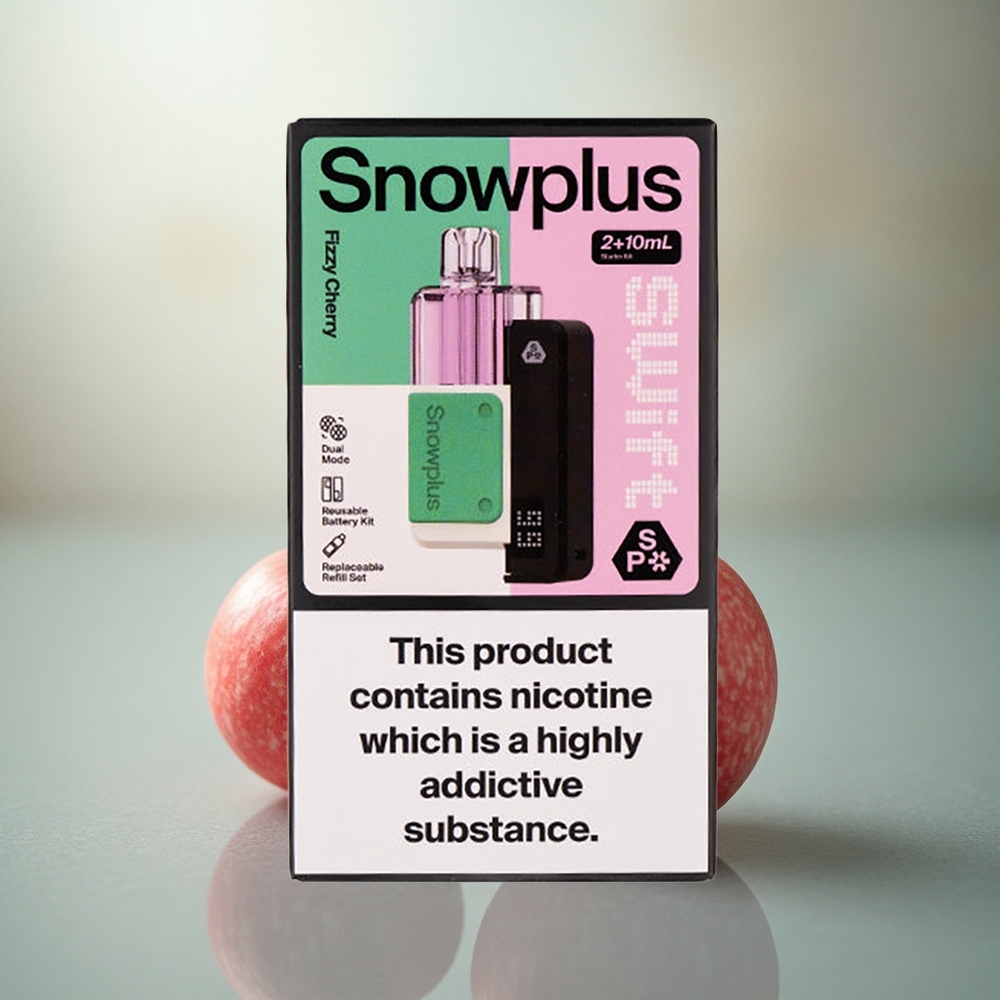 Snowplus Swift 5000 Puffs Bruisende Kers Dual Mesh 1000 mAh