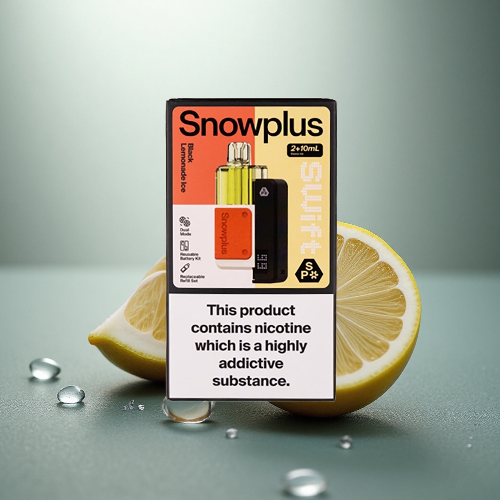 Snowplus Swift 5000 Puffs Zwarte Limonade IJs Dual Mesh 1000 mAh