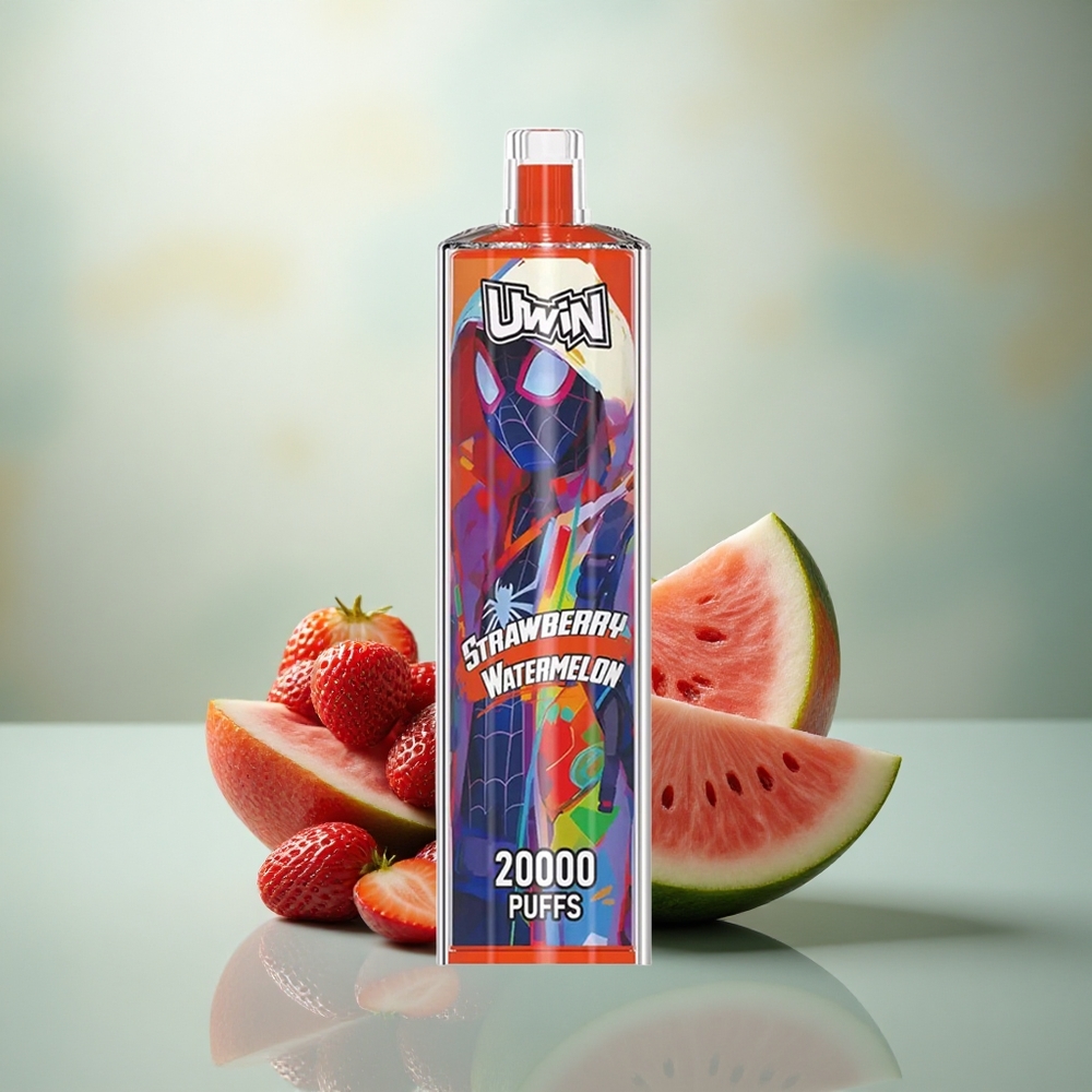Uwin Shisha Hookah Crystal 20000 Puffs Aardbei Watermeloen Mesh Type-C 22ml