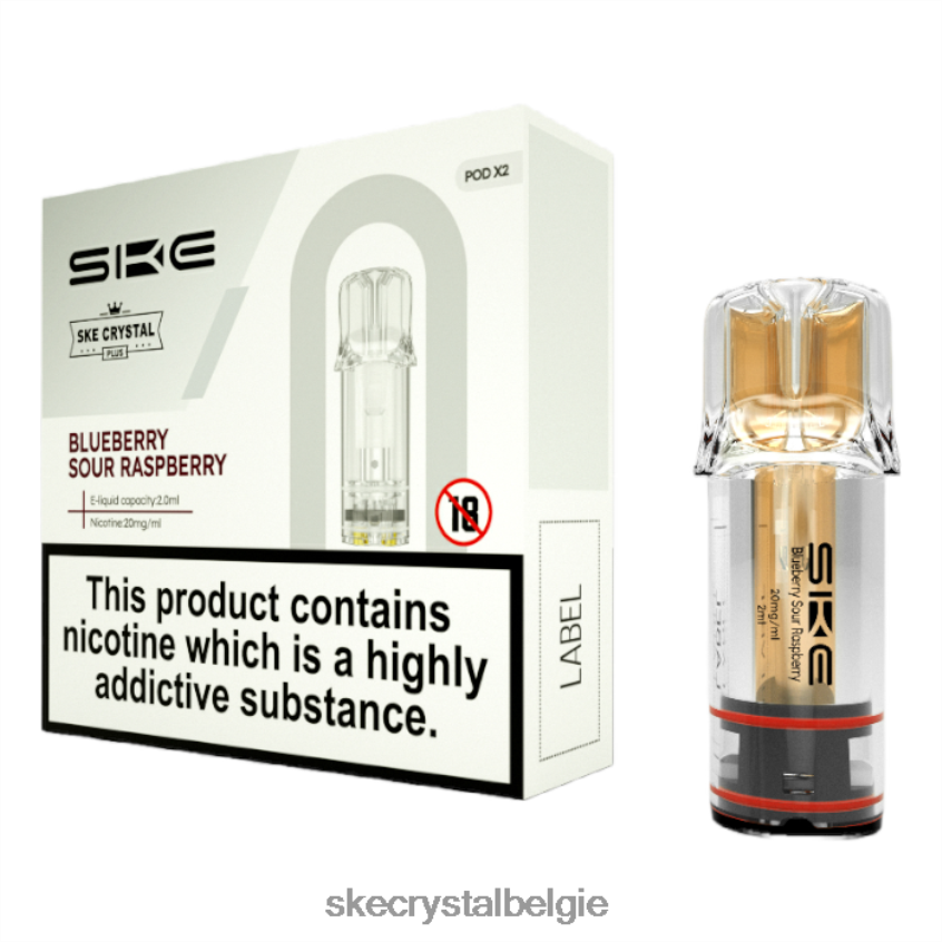 SKE kristallen vapes plus pods bosbes zure framboos J0XP107 Crystal Winkel Antwerpen
