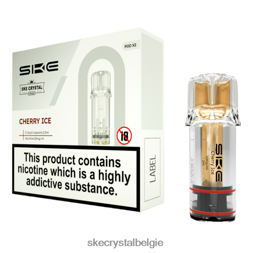 SKE kristallen vapes plus pods kersen ijs J0XP106 SKE Vape Bestellen