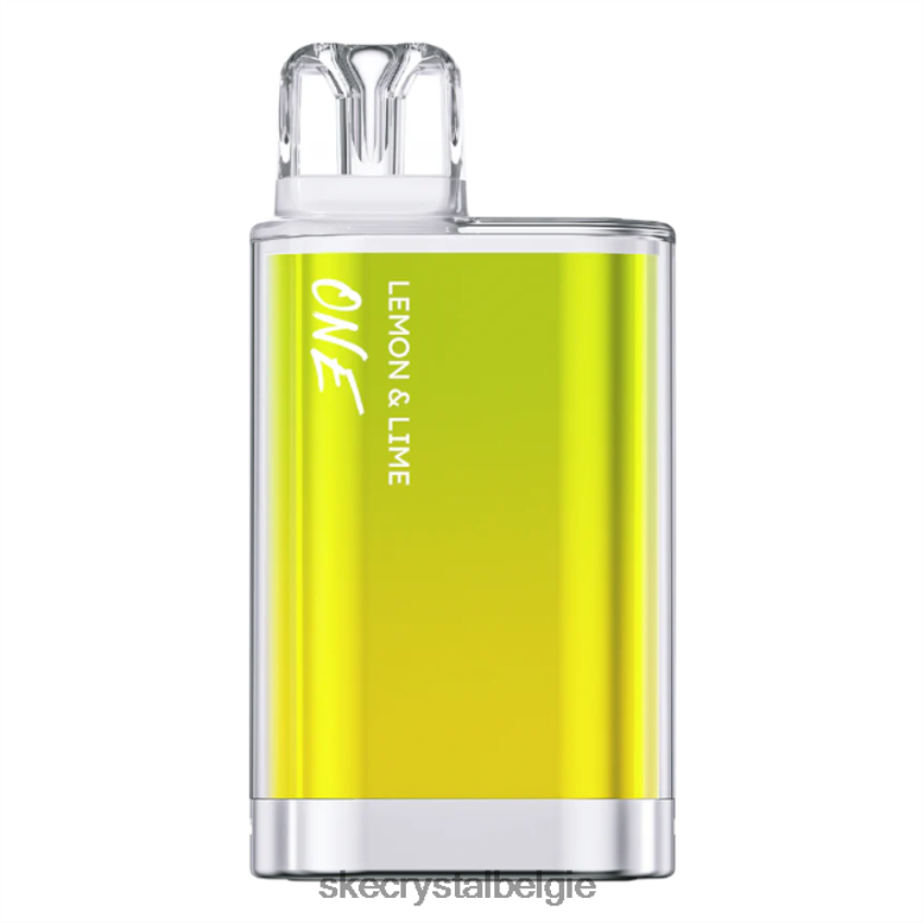 SKE amare crystal één wegwerpvape Citroen limoen J0XP59 SKE Vape Belgie