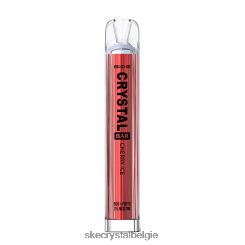 SKE wegwerpvape met kristallen staaf kersen ijs J0XP78 SKE Crystal Vape Belgie